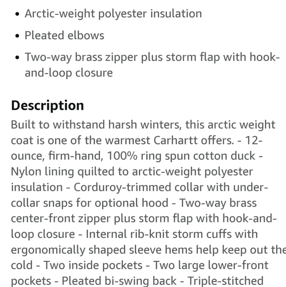 (Host pick)  Carhartt arctic jacket - Picture 12 of 16